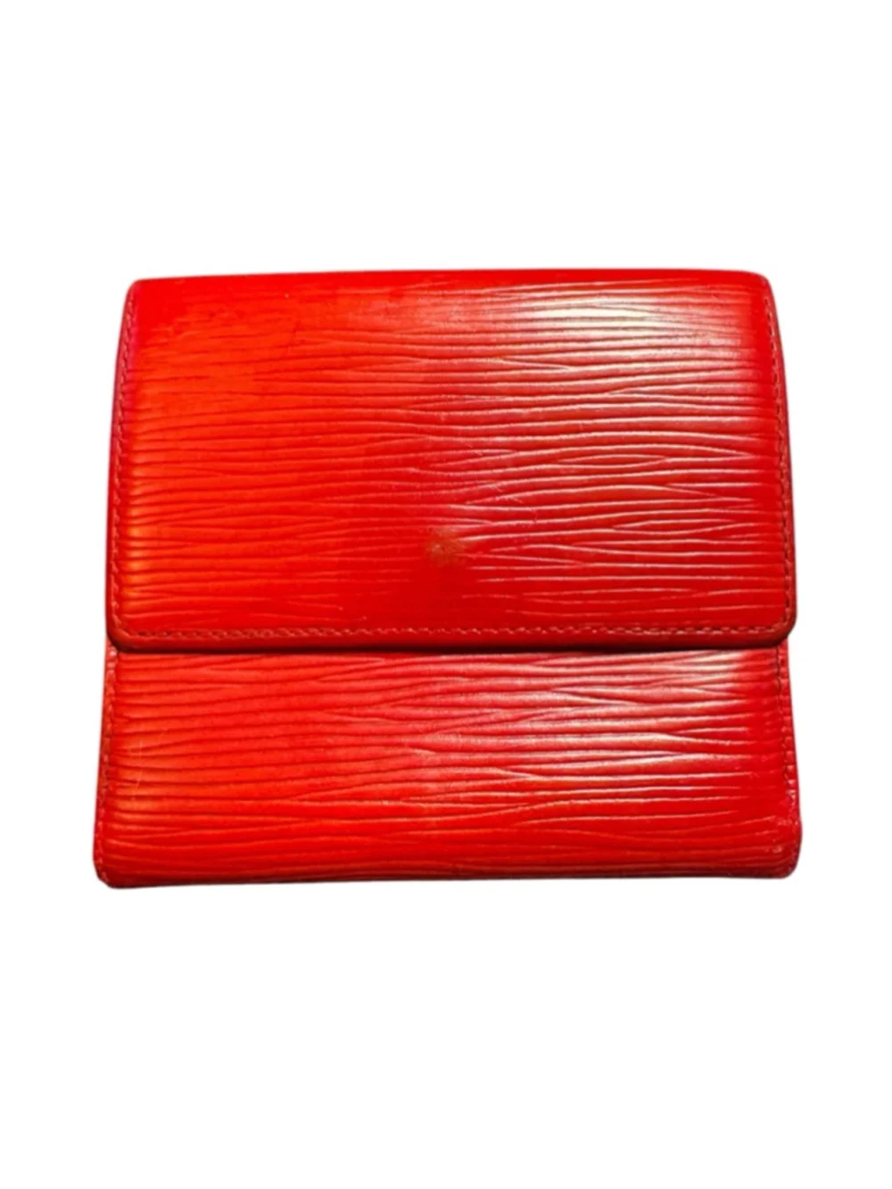 Vintage Louis Vuitton Red Epi Leather Wallet
